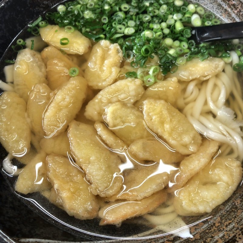 ダブルごぼう天うどん(人力屋 聖マリア前店)