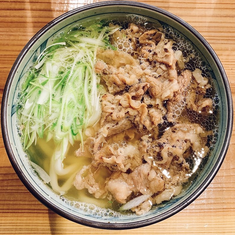 肉うどん(うどん処 重己)
