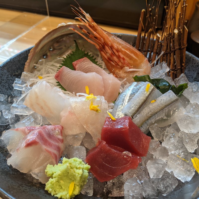 お造り盛り合わせ(魚源　東舞鶴店)