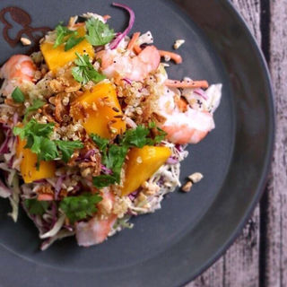 マンゴー&シュリンプのポピーシードコールスロー(PEANUTS Cafe 中目黒)