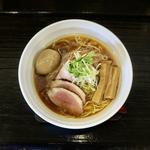 鴨と地どりの中華そば味玉乗せ