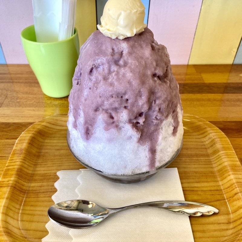 紅芋みるくぜんざい(369 farm cafe)