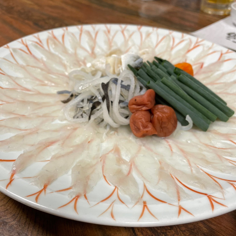 河豚皮刺し(和泉苑 )