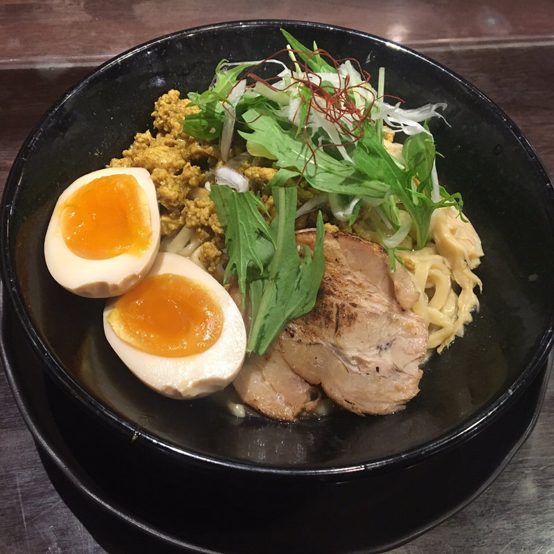 カレー風味ニボニボ混ぜそば (限定)(千極煮干 （センゴクニボシ）)