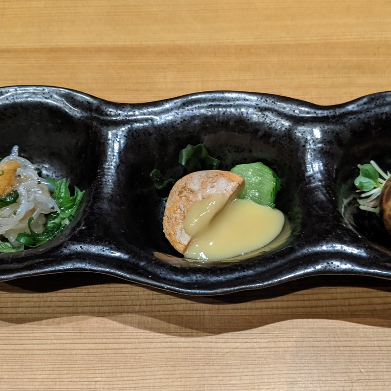 旬の前菜3種(博多漁家　磯貝 大阪梅田店)