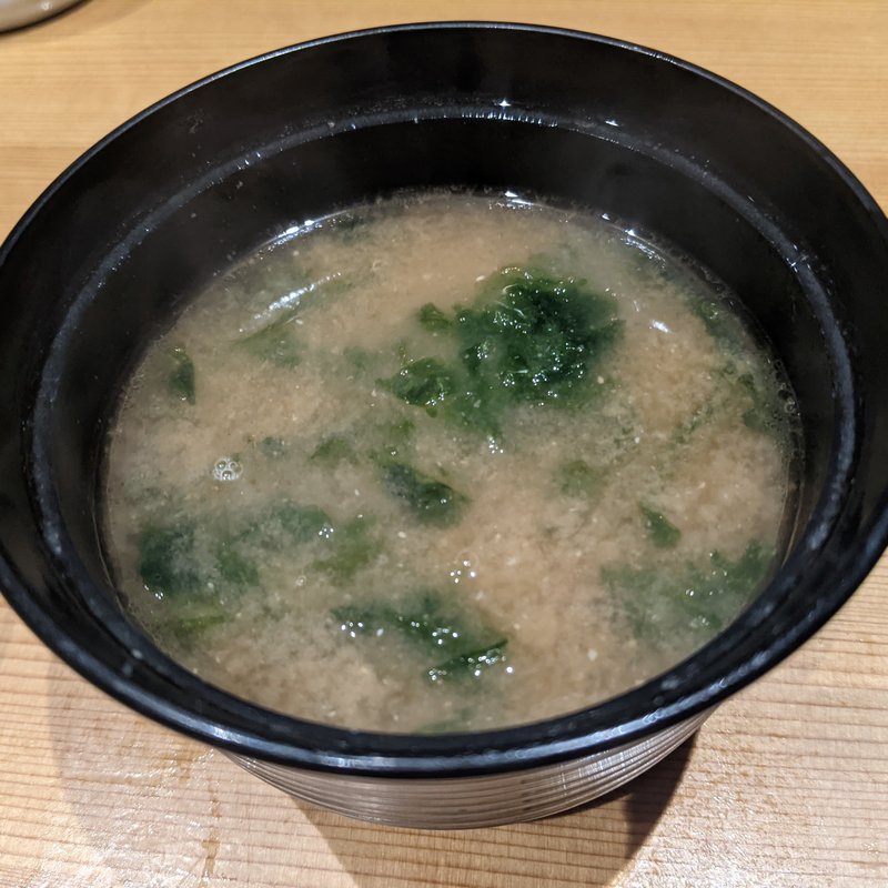 あおさ汁(博多漁家　磯貝 大阪梅田店)