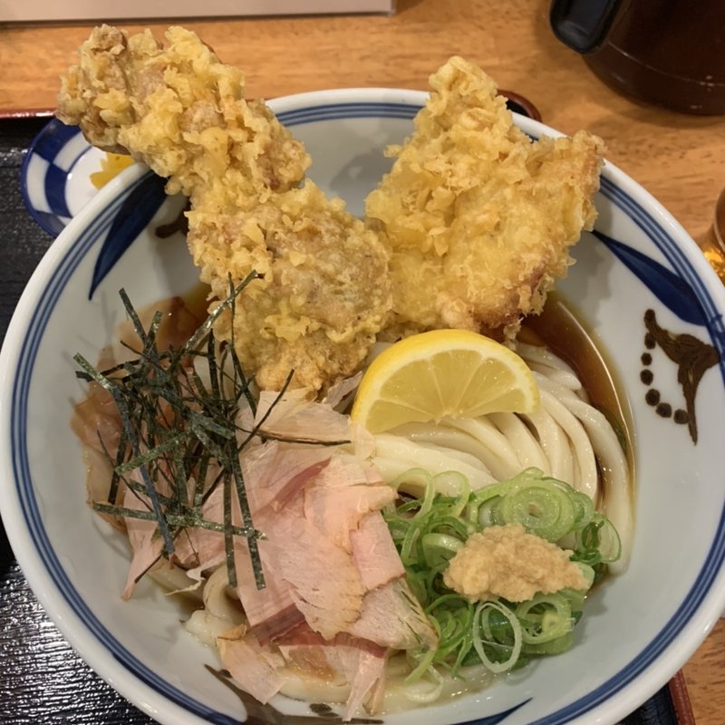 とり天ぶっかけうどん(なかや )