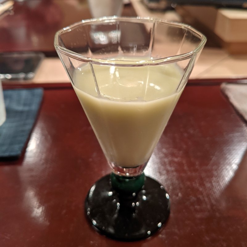 春キャベツ・新玉葱すり流し(鮨なが井)