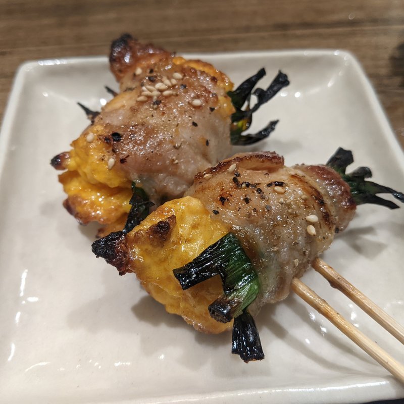 にらたま串(立呑み 焼きとん 大黒 サンロード蒲田店)