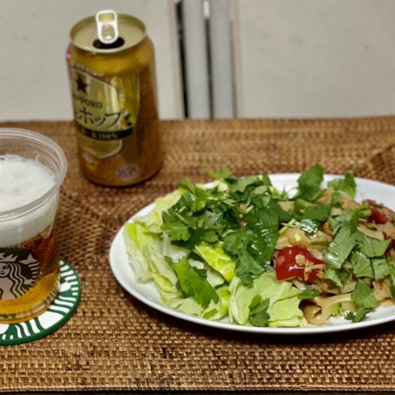 ソムタム(青パパイヤのサラダ)(おうちごはん)