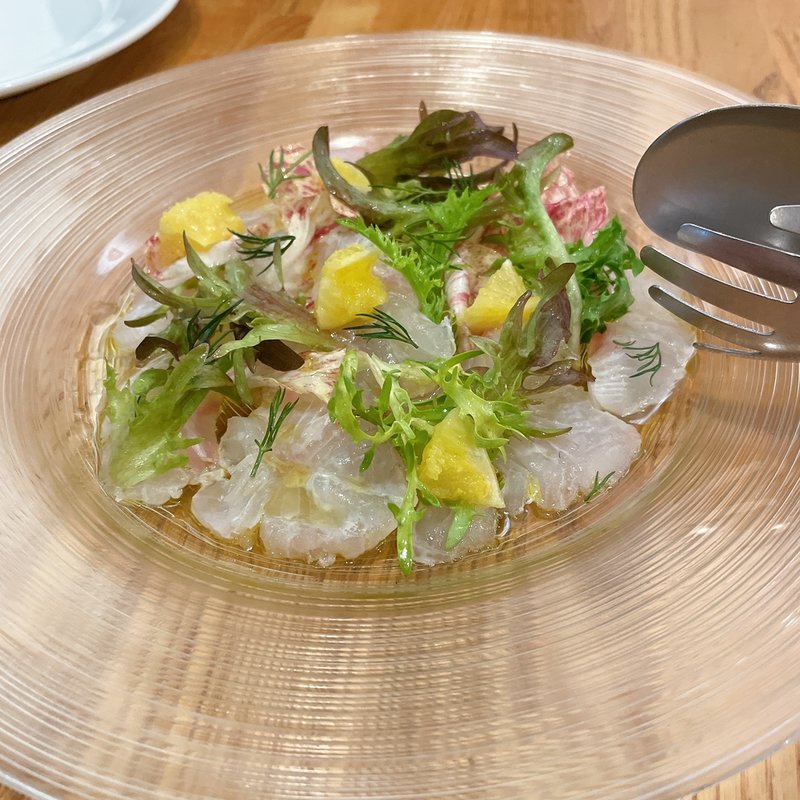 釣り真鯛のカルパッチョ(paglietta（パリエッタ）)