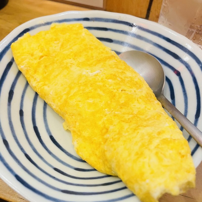 納豆オムレツ(立呑み 晩杯屋 鶯谷店)