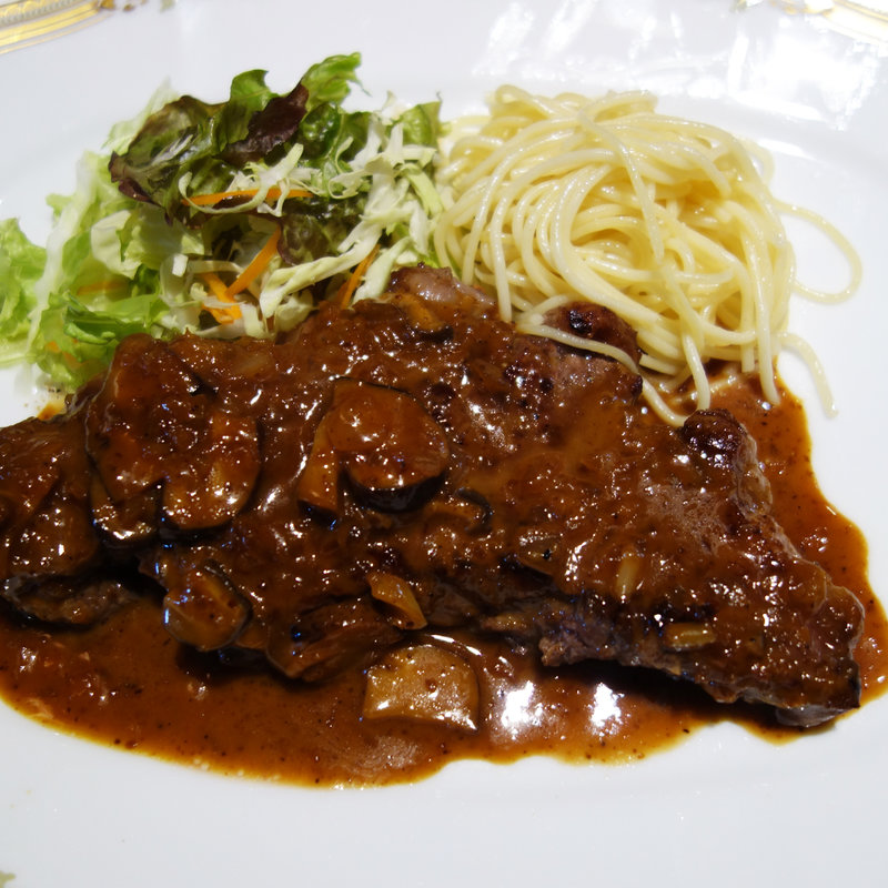 牛サーロインステーキ200g シャリアピンソース ライス付き(ふらんす亭)