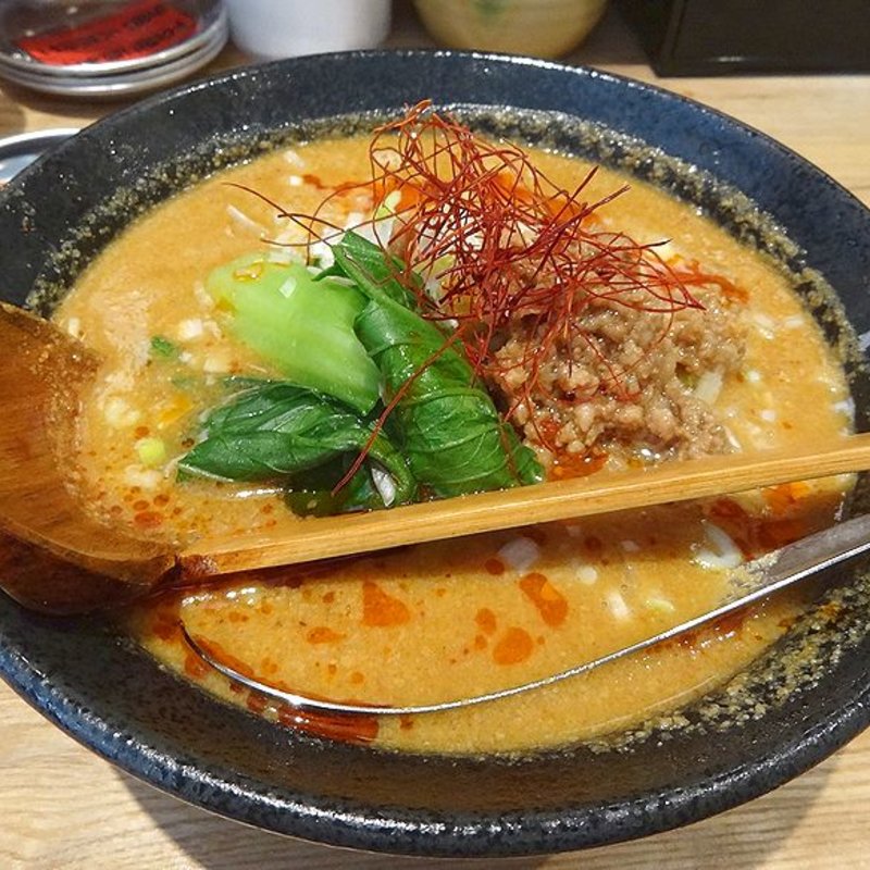 白胡麻坦々麺(元祖蓮凛系担々麺 麺や 舞心 上新庄店)