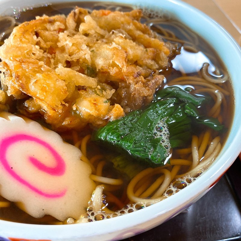 かき揚げそば(萬屋)