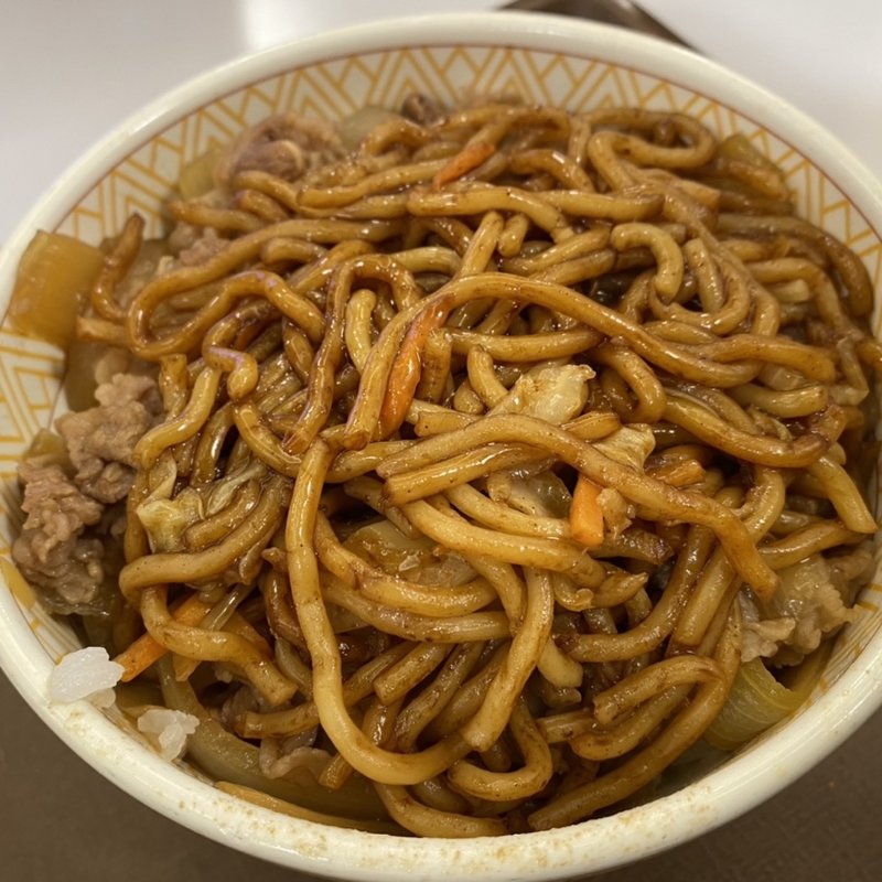 焼きそば牛丼(すき家 阿部野店 )