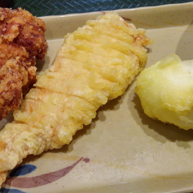 天婦羅とフライ(はなまるうどん 京橋店)