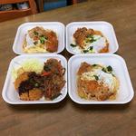 牛春雨プルコギとメンチカツの合い盛り丼(かつや 愛知春日井インター店)