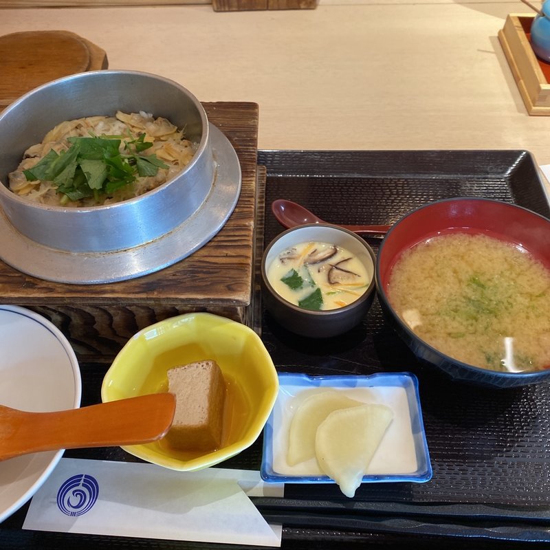 深川釜めし定食(魚釜 日本橋横山町店)