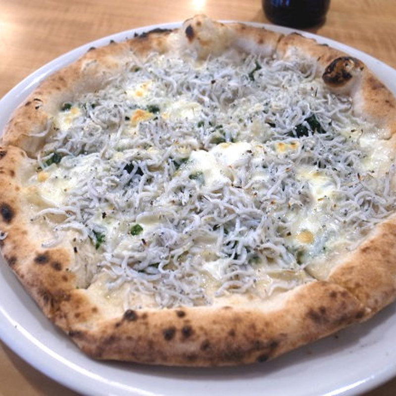 シラスと青のりのピッツァ(ペルケノ)