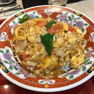 トマト卵炒め丼(中華食堂一番館 阿佐ヶ谷店 )