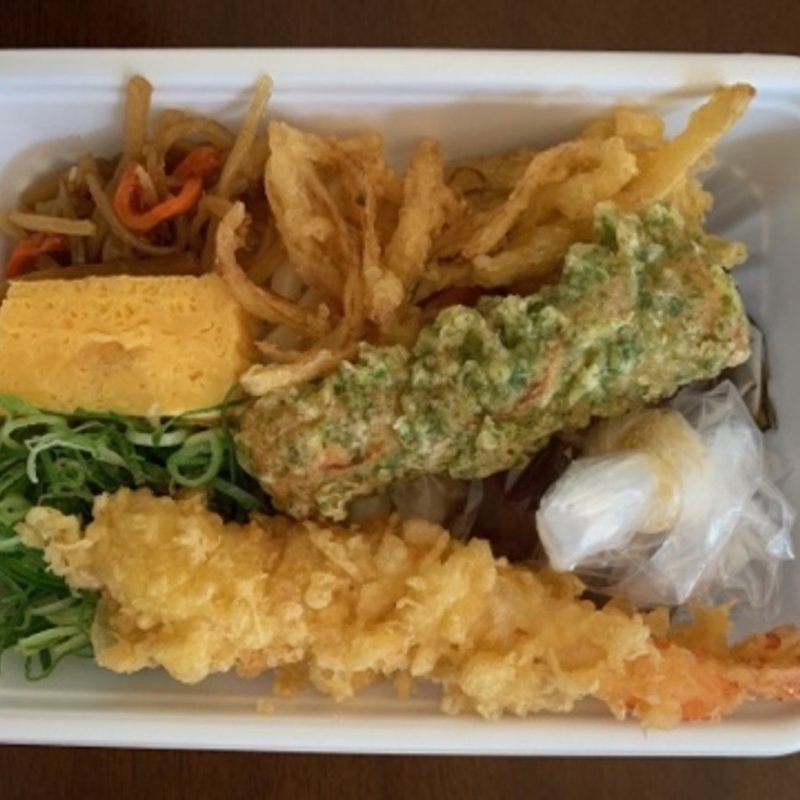 打ち立て3種天うどん弁当(丸亀製麺横浜泉)