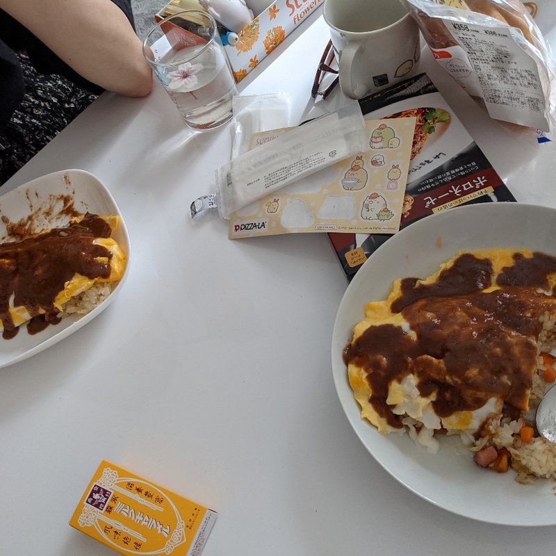 デミグラスソースオムライス(きんちゃんカフェ)