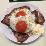 チャーシューエッグス(大衆食堂スタンド そのだ )