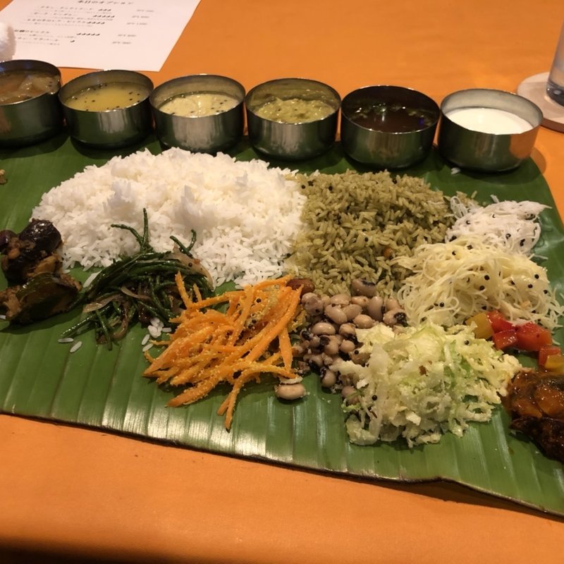 7周年記念SPバナナリーフミールス　(Spice&Dining KALA)