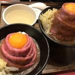 黒毛和牛のローストビーフ丼定食(ローストビーフ大野 原宿店)