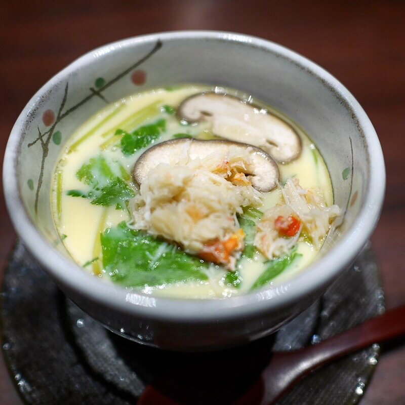 かに茶碗蒸し(日本橋かに福 本店)