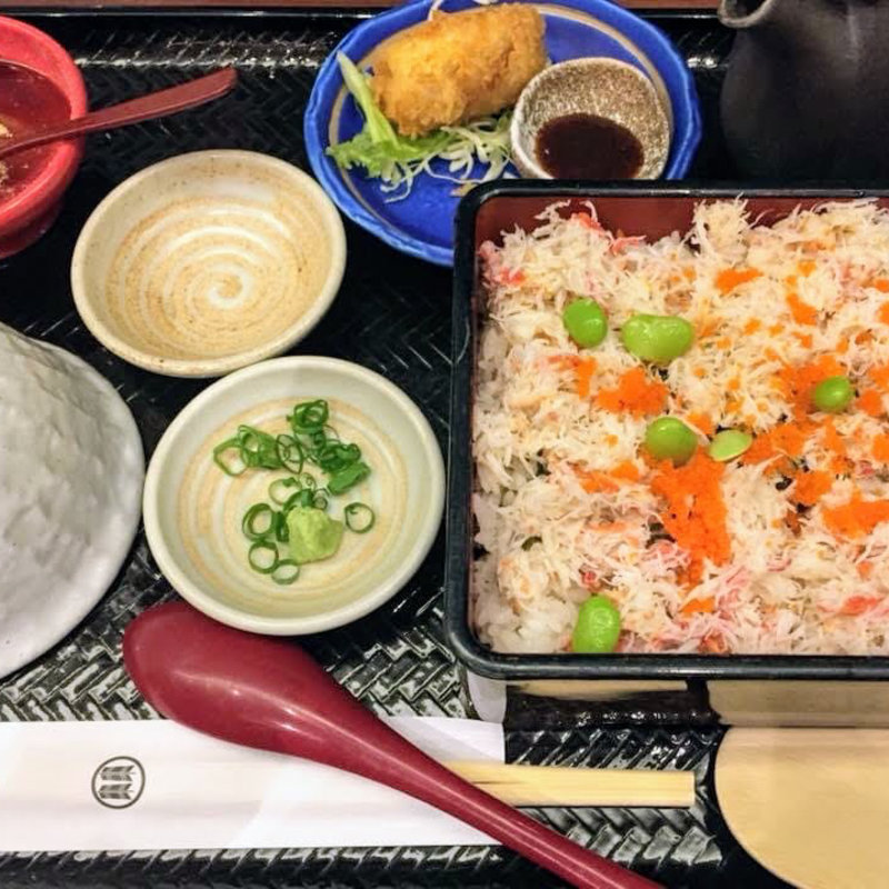 御かにめし(日本橋かに福 本店)