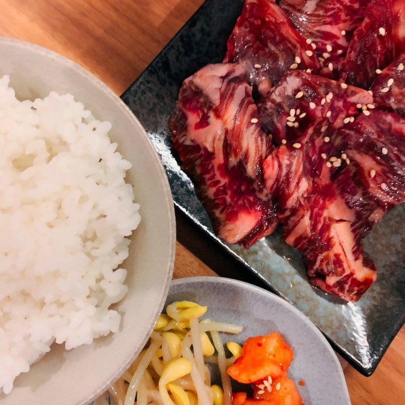 ハラミ定食(焼肉 一つ星)