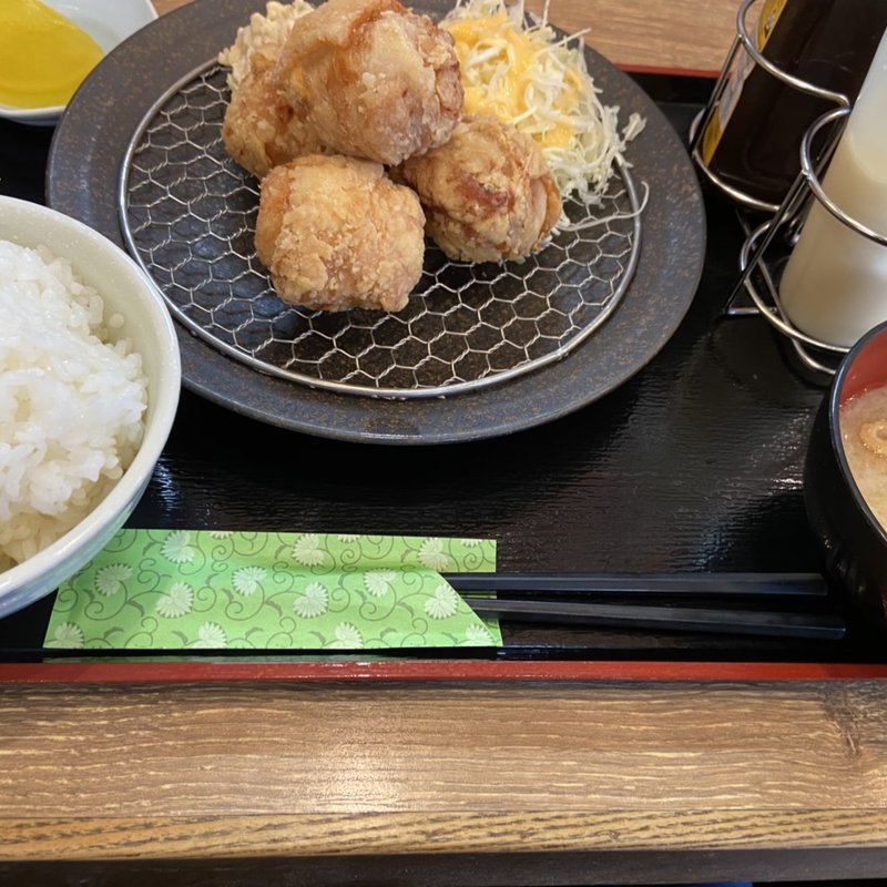 秘伝塩からあげ定食(鳥良商店　荻窪南口店)
