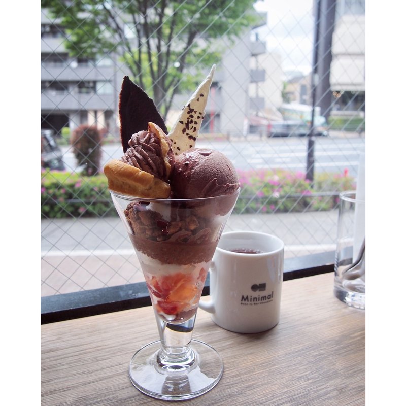 チョコレートパフェ(ミニマル 富ヶ谷本店)