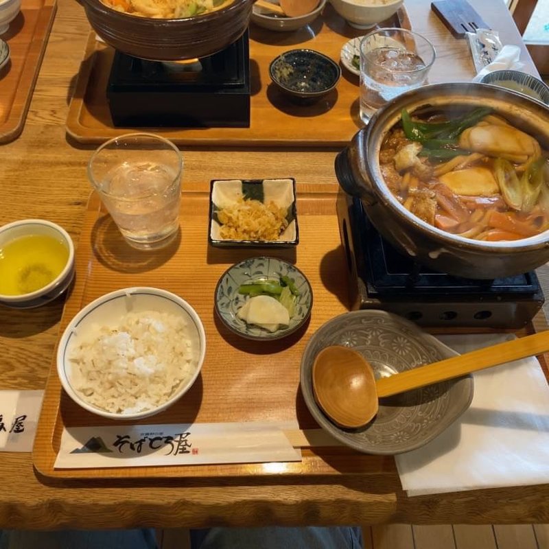 鴨だし味噌煮込みうどん(そばとろ屋)