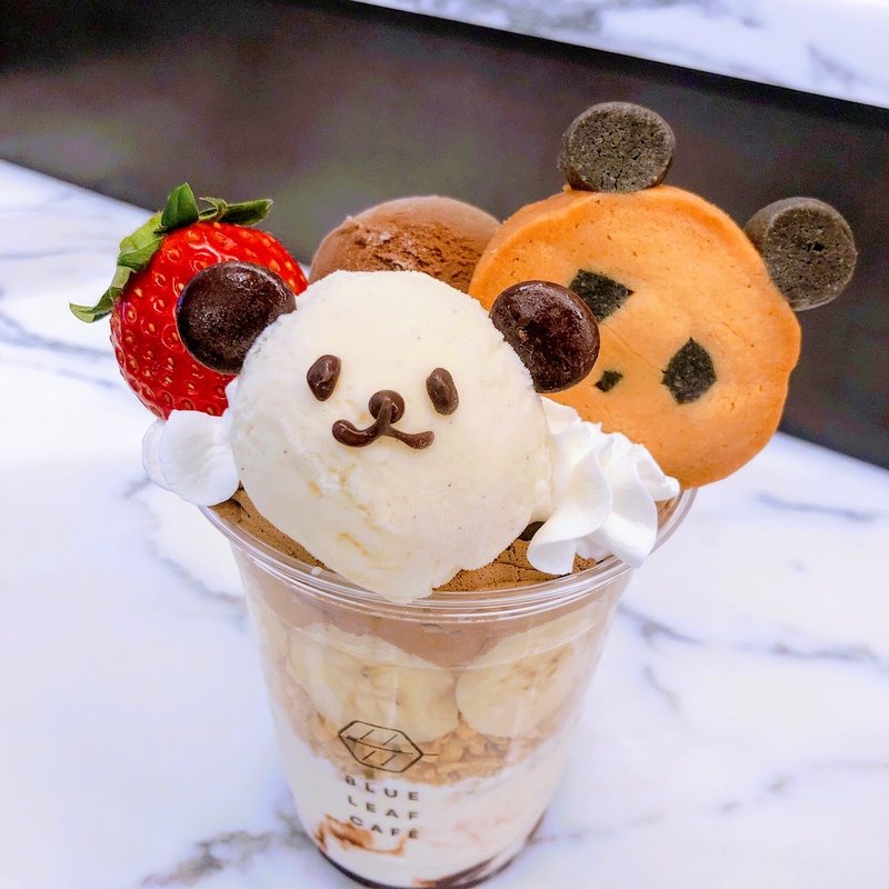 パンダパフェ(BLUE LEAF CAFÉ ブルーリーフカフェ)