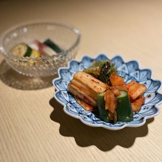 雪月花キムチ、旬野菜ナムル(雪月花たなかさとる)