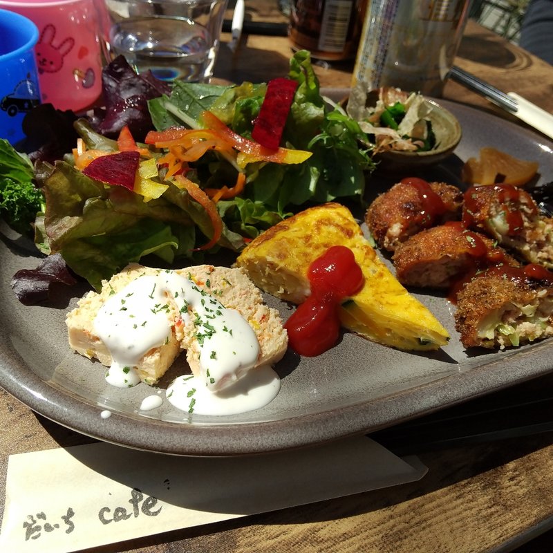 本日のプレートランチ(だいちcafe)