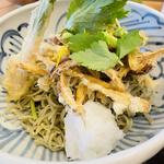 ごぼうのかき揚げぶっかけ蕎麦（冷）