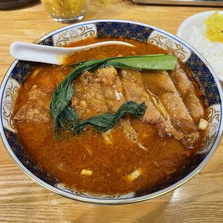 排骨坦麺（ばいこうだんだんめん）(支那麺 はしご 赤坂店 （しなめんはしご）)