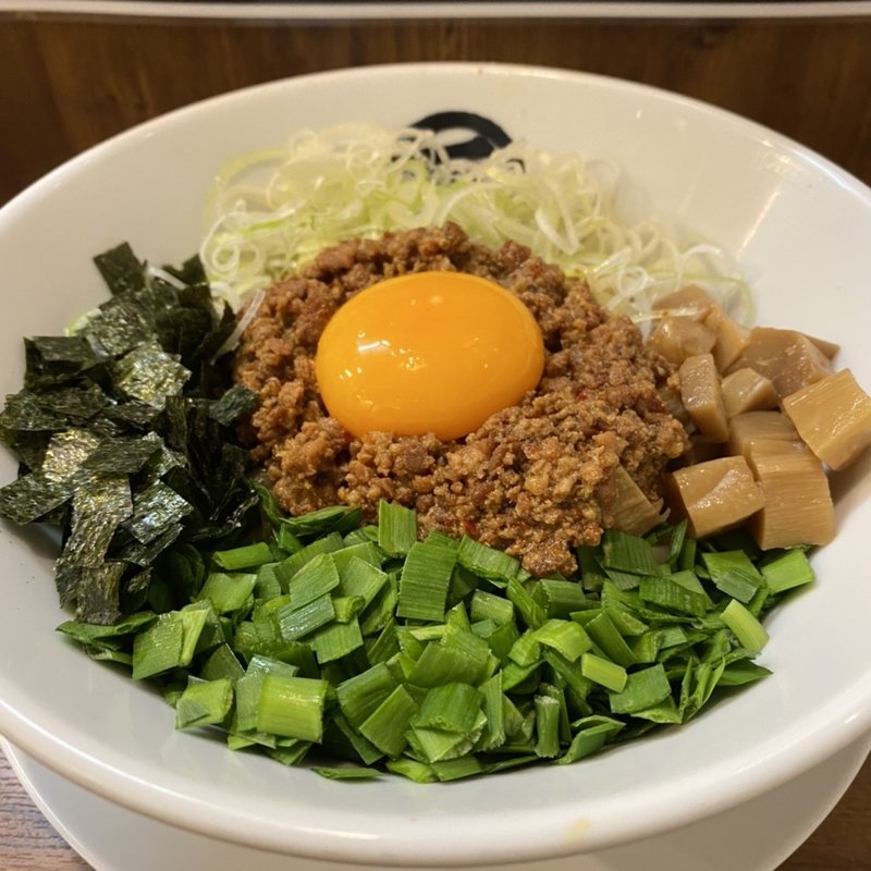 台湾塩まぜそば(麺や マルショウ 豊中本店)