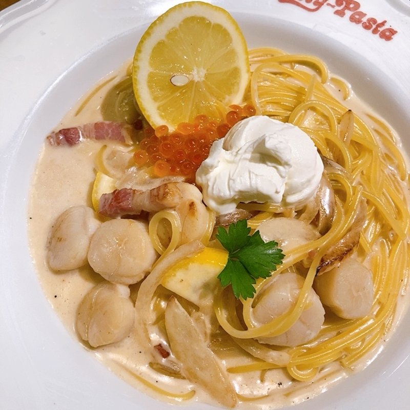 ホタテのレモンクリームソース(ジョリーパスタ 舟入南店 （Jolly－Pasta）)