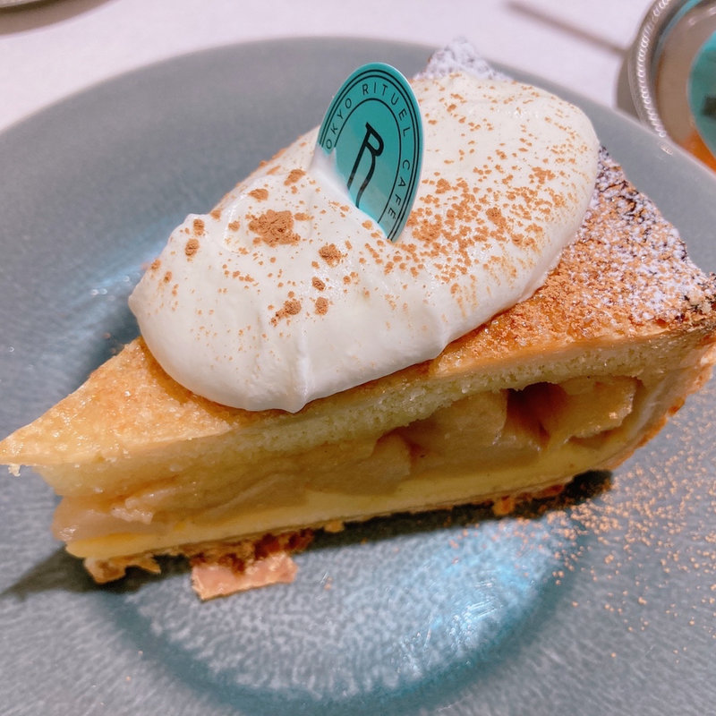 アップルパイのケーキ(RITUEL CAFÉ ルミネ新宿店)