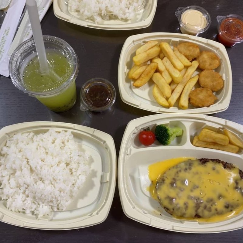 チーズバーグディッシュ他(びっくりドンキー豊橋藤沢店)