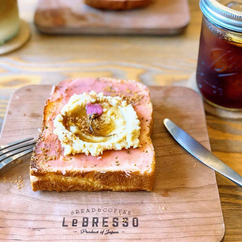 SAKURAあんトースト(レブレッソ(Le BRESSO) 目黒武蔵小山店)