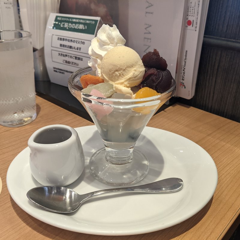 あんみつミニパルフェ(デニーズ 高円寺駅前店 （Denny's）)