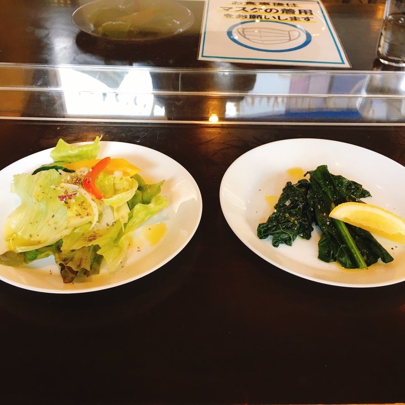 ランチサラダ、ホルタ（サービス）(シュポール （SHUPOUL）)