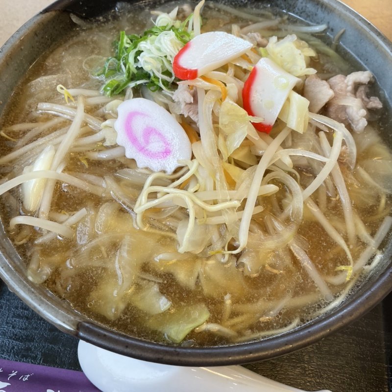 中華そば大盛り(更科 （さらしな）)