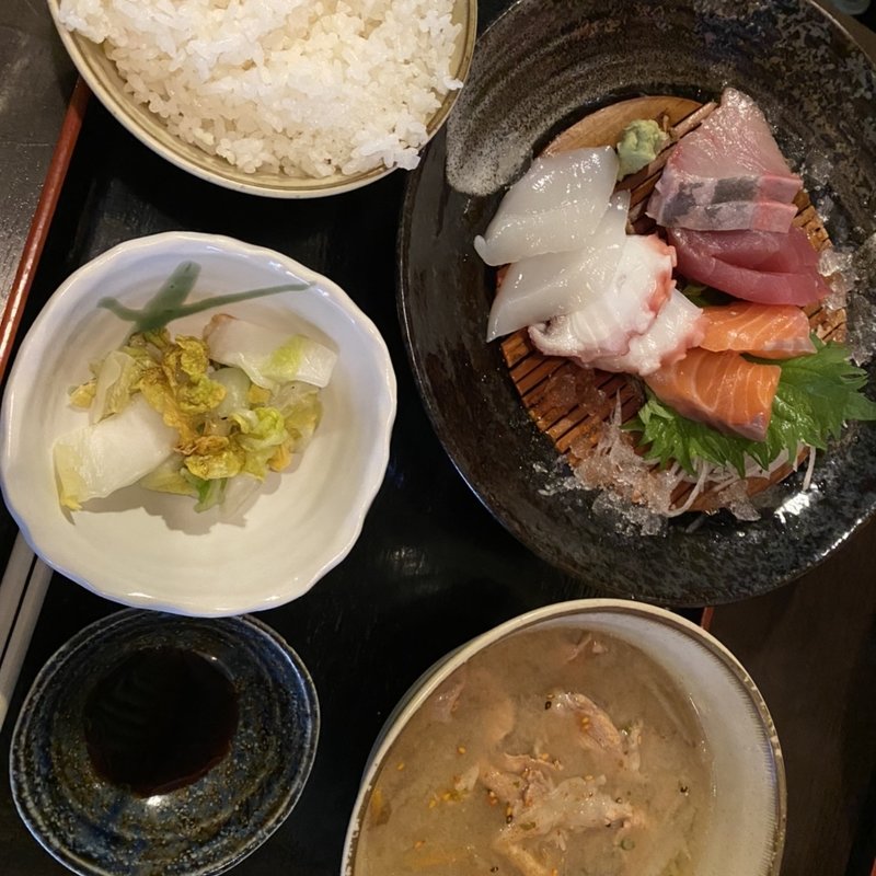 刺身定食(海の家)